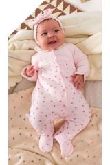Lovely Garden Çıtçıtlı Uzun Kollu Takım %100 Doğal Pamuk