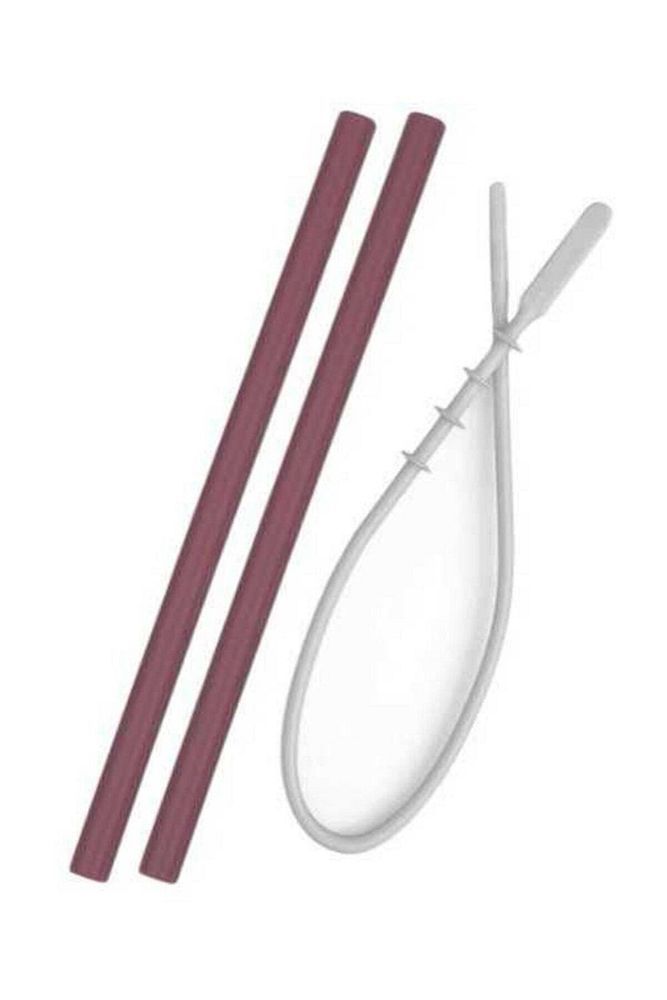 Silikon Pipet 2'li - Bordo & Temizleme Fırçası