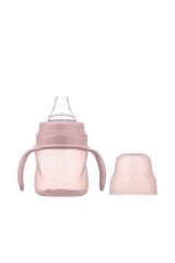 Kulplu Akıtmaz Eğitici Bardak Powder Pink 160 Ml & Anti-kolik Bardak Ucu