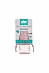 Kulplu Akıtmaz Eğitici Bardak Powder Pink 160 Ml & Anti-kolik Bardak Ucu