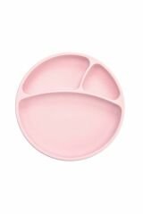 Porsiyon Vakum Tabanlı Silikon Tabak Pembe