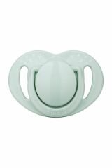 Sterilizasyon & Saklama Kutulu Silikon Ortodontik Ikili Emzik Powder Green / 6 Ay