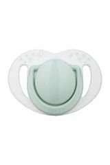 Sterilizasyon & Saklama Kutulu Silikon Ortodontik Ikili Emzik Powder Green / 6 Ay