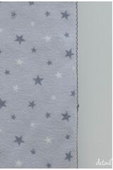 Flannel Pazen Çocuk Battaniyeleri %100 Doğal Pamuk (yıldız Desenli) (90x90)