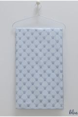 Flannel Pazen Çocuk Battaniyeleri %100 Doğal Pamuk (taç Desenli) (90x90)