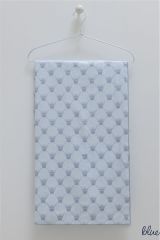 Flannel Pazen Çocuk Battaniyeleri %100 Doğal Pamuk (taç Desenli) (90x90)