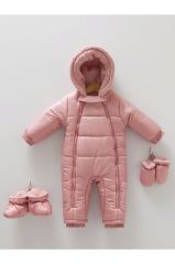Koyu Pembe Astronot Tulum Içi Kürklü