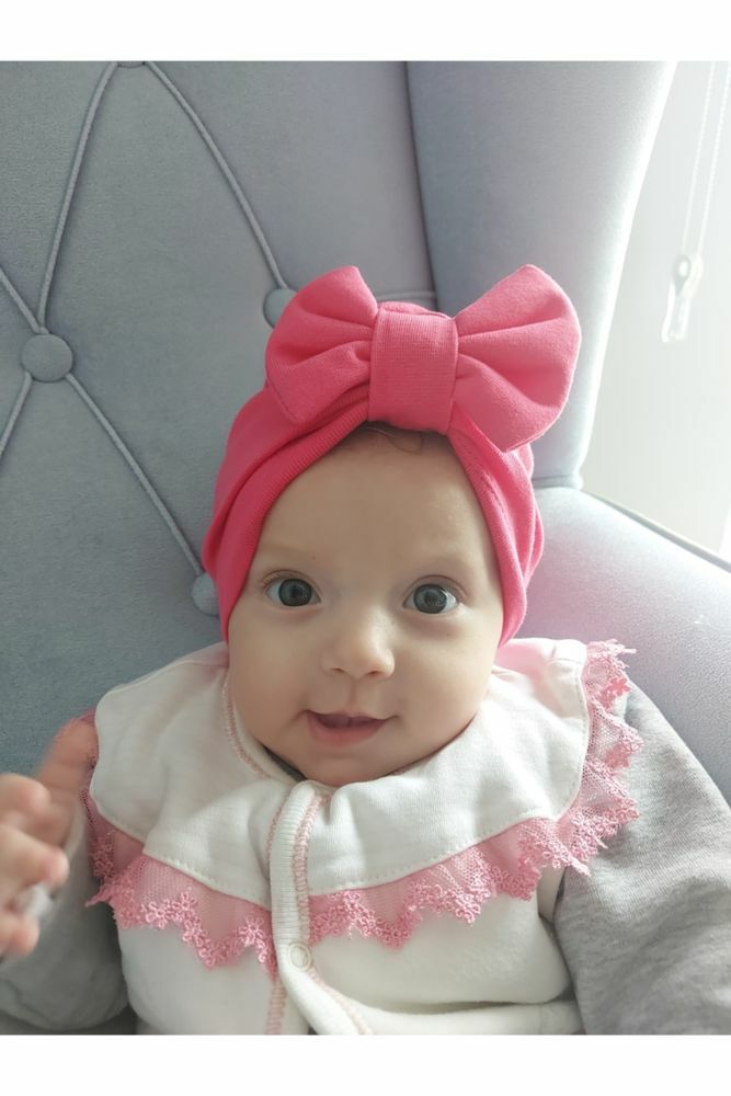 Koyu Pembe Fiyonklu Bere