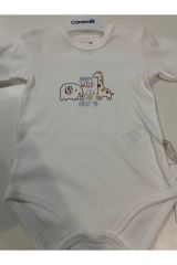 Uzun Kollu Çıtçıtlı Body (zürafalı)