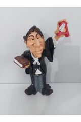 Erkek Avukat Biblo Erkek Avukatlara Özel El Yapımı Hediyelik Biblo