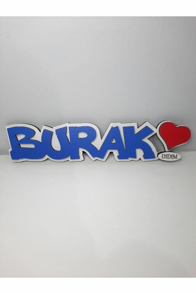 Mavi Burak Yazılı Magnet