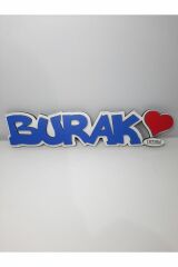 Mavi Burak Yazılı Magnet