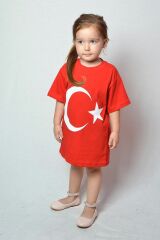 Çocuk Türk Bayraklı T-shirt