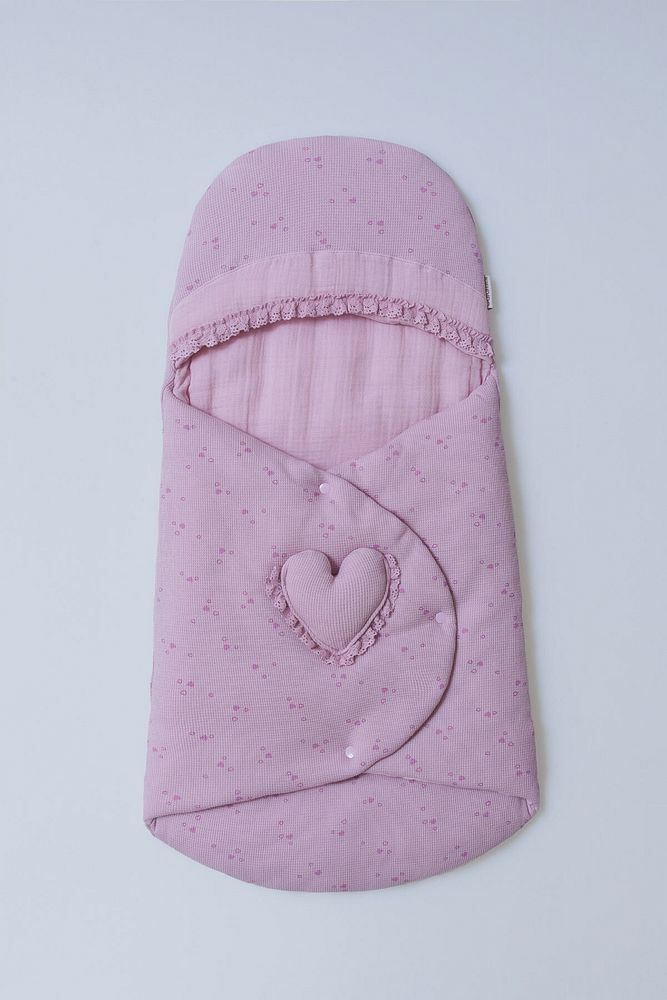 Waffle Girl Spring Collection %100 Pamuk Lila Kundak - Ana Kucağı