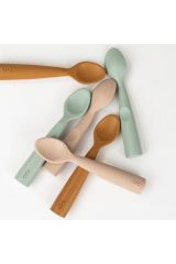 Bubble Beige Silikon Mama Kaşığı